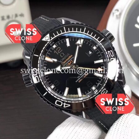 Omega Seamaster Planet Ocean Deep Black GMT 45.5MM 1:1 Mirror Super Clone Watch