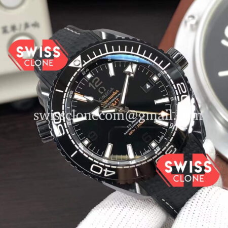 Omega Seamaster Planet Ocean Deep Black GMT 45.5MM 1:1 Super Clone Watch