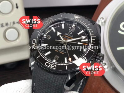 Omega Seamaster Planet Ocean Deep Black GMT 45.5MM 1:1 Super Clone Watch