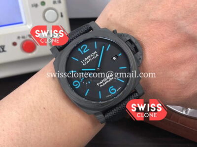 Panerai Luminor Marina Carbotech PAM1661 Edition 1:1 Mirror Super Clone Watch in Carbon Casing