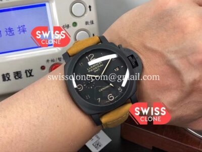 Panerai Luminor PAM441 GMT 1950 3 Days Power Reserve Swiss Watch in Ceramic Case Super Clone Watch
