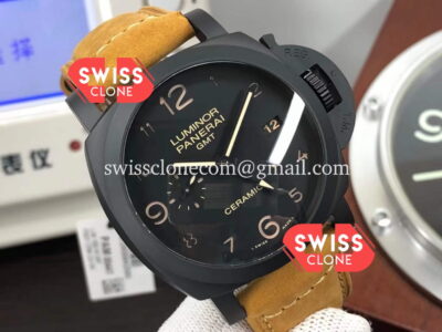 Panerai Luminor PAM441 GMT 1950 3 Days Power Reserve Swiss Watch in Ceramic Case Super Clone Watch