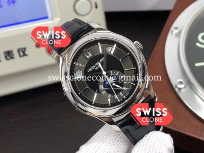 Patek Philippe 5205-001 Complications MoonPhase Dark Grey Dial 1:1 Mirror Super Clone Watch