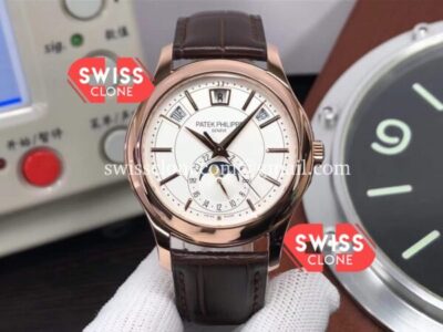 Patek Philippe 5205R-001 Complications MoonPhase White Dial 1:1 Super Clone Watch