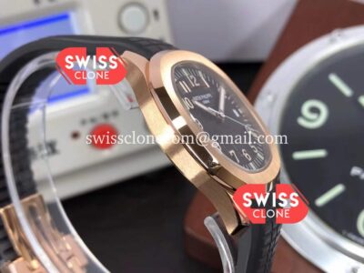 Patek Philippe Aquanaut 5167-001 Swiss Replica 904L Rose Gold - 1:1 Mirror Edition Super Clone Watch