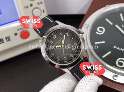 Patek Philippe Calatrava 5226G-001Hybrid Leather/Canvas Strap 904L Steel 1:1 Mirror Super Clone Watch