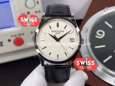 Patek Philippe Calatrava Swiss Replica 5227G-001 White Dial 1:1 Mirror Super Clone Watch