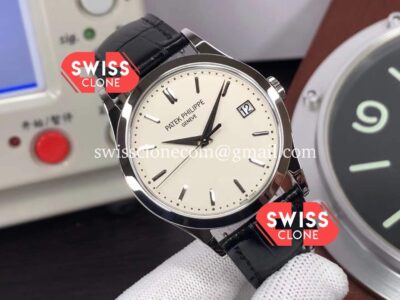 Patek Philippe Calatrava Swiss Replica 5227G-001 White Dial 1:1 Mirror Super Clone Watch