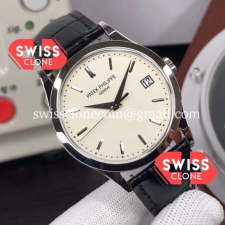 Patek Philippe Calatrava Swiss Replica 5227G-001 White Dial 1:1 Mirror Super Clone Watch
