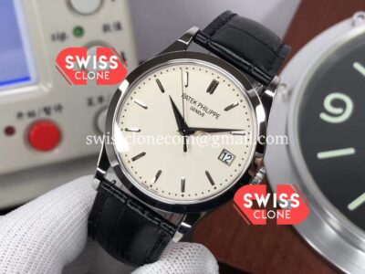 Patek Philippe Calatrava Swiss Replica 5227G-001 White Dial 1:1 Mirror Super Clone Watch