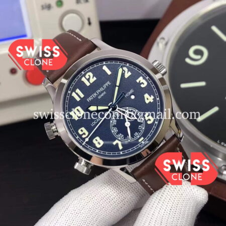 Patek Philippe Complications 5524G-001 Calatrava Travel Time Swiss 1:1 Super Clone Watch