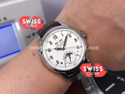 Patek Philippe Grand Complications 5320G-001 Milky White Dial Swiss 1:1 Mirror Super Clone Watch