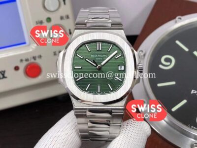 Patek Philippe Nautilus 5711/1A-014 Green Dial 904L Steel Swiss 1:1 Mirror Super Clone Watch