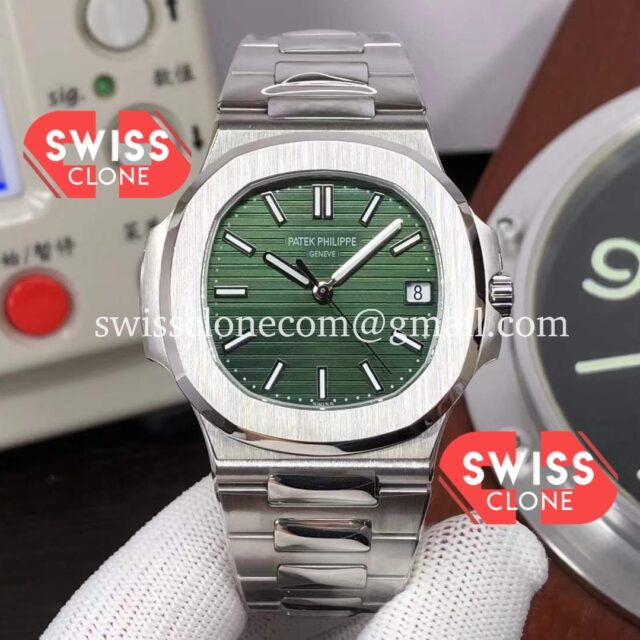 Patek Philippe Nautilus 5711/1A-014 Green Dial 904L Steel Swiss 1:1 Mirror Super Clone Watch