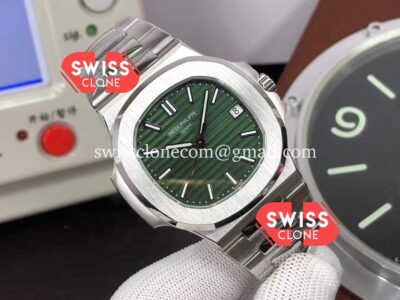 Patek Philippe Nautilus 5711/1A-014 Green Dial 904L Steel Swiss 1:1 Mirror Super Clone Watch