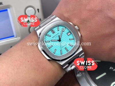 Patek Philippe Nautilus 5711 Tiffany Blue Edition 904L Steel 1:1 Mirror Super Clone Watch