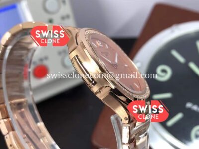 Patek Philippe Nautilus Rose Gold 7118/1200R-010 35MM 1:1 Mirror Swiss Super Clone Watch