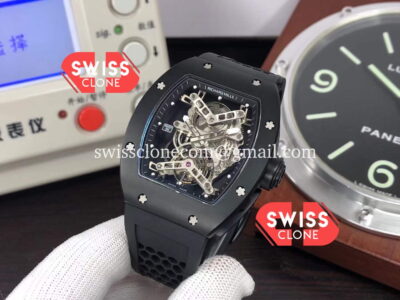 Richard Mille RM 027 Rafael Nadal Titanium Casing with Genuine Swiss Tourbillon Movement Super Clone Watch
