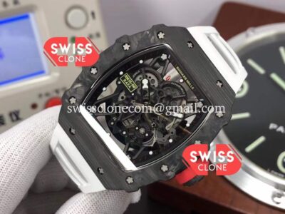 Richard Mille RM 35-02 Rafael Nadal Carbon Fiber Casing with Genuine Tourbillon Super Clone Watch