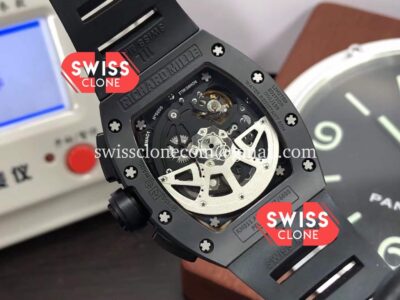 Richard Mille RM011 Felipe Massa 1:1 Mirror Black Ceramic Case Super Clone Watch