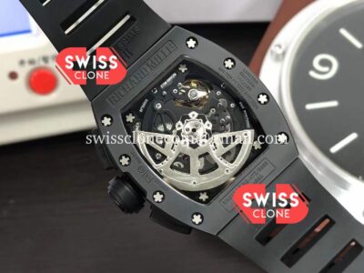 Richard Mille RM011 Felipe Massa 1:1 Mirror Black Ceramic Case Yellow Function Super Clone Watch