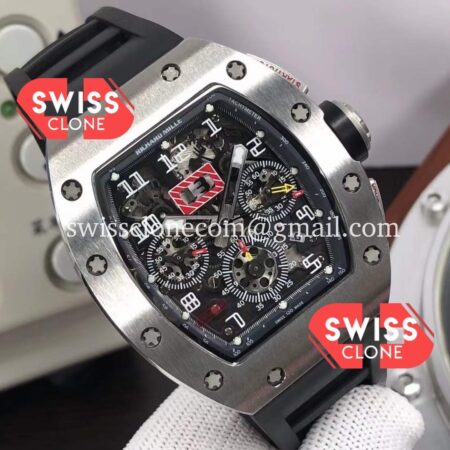 Richard Mille RM011 FM Felipe Massa One Piece Titanium Case High Resolution View