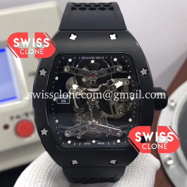 Richard Mille RM027 Rafael Nadal Titanium Casing with Genuine Swiss Tourbillon Movement Super Clone Watch