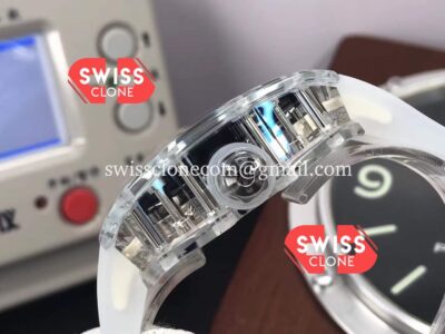 Richard Mille RM12-01 Sapphire Casing with Genuine Tourbillon Movement 1:1 Ultimate Super Clone Watch
