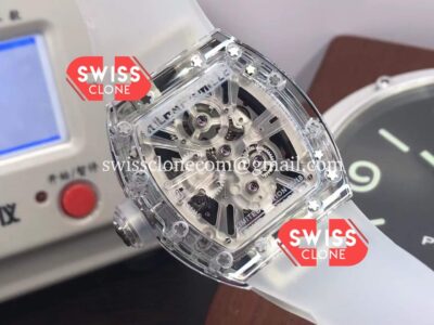 Richard Mille RM12-01 Sapphire Casing with Genuine Tourbillon Movement 1:1 Ultimate Super Clone Watch