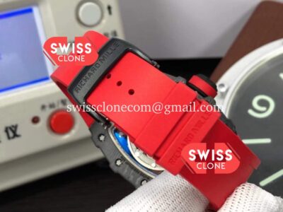 Richard Mille RM35-02 Rafael Nadal Carbon Fiber Casing with Genuine Tourbillon Super Clone Watch