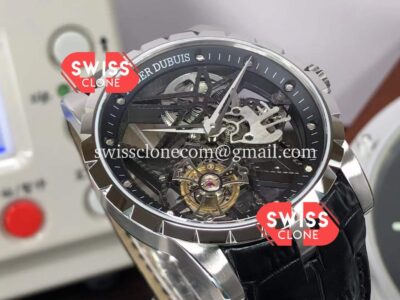 Roger Dubuis Excalibur Spider Flying Tourbillon RDDBEX0392 Skeleton Steel Casing 42MM 1:1 Mirror Super Clone Watch