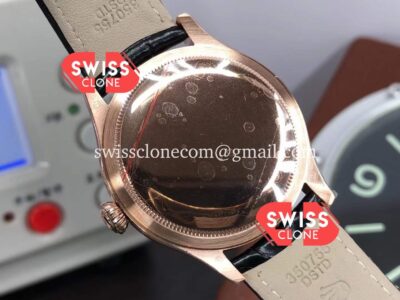 Rolex Cellini Date Brown Dial Ref#50515 Rose Gold 904L Steel Watch Replica 1:1 Mirror Super Clone Watch