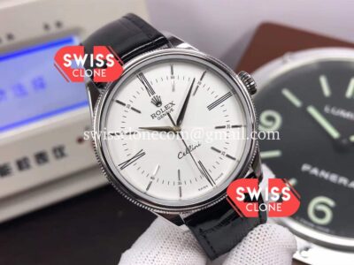 Rolex Cellini Time Ref 50509 Steel White Dial 1:1 Super Clone Watch