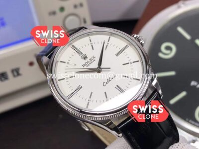 Rolex Cellini Time Ref 50509 Steel White Dial 1:1 Super Clone Watch
