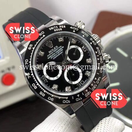 Rolex Cosmograph Daytona 116509 Black Dial High Resolution View