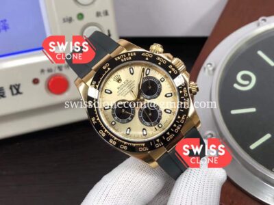 Rolex Cosmograph Daytona 116518LN Yellow Gold Cal.4130 Movement Super Clone Watch