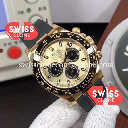 Rolex Cosmograph Daytona 116518LN Yellow Gold Cal.4130 Movement Super Clone Watch