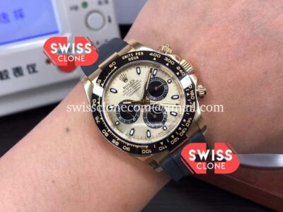Rolex Cosmograph Daytona 116518LN Yellow Gold Cal.4130 Movement Super Clone Watch