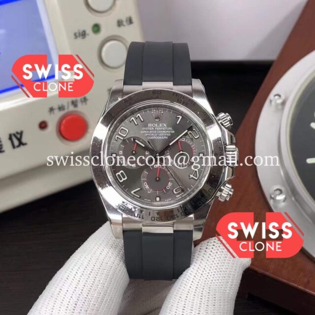 Rolex Cosmograph Daytona 116519 Grey Dial Cal.4130 Movement 904L Steel Super Clone Watch