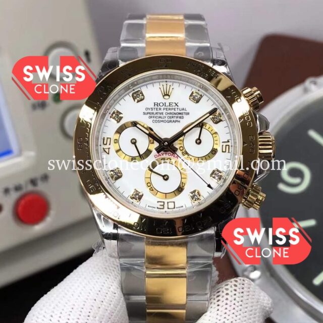 Rolex Cosmograph Daytona 116523-0057 Two Tone Original Cal.4130 Movement Super Clone Watch