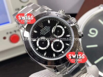 Rolex Cosmograph Daytona Black M116520-78590 Original Cal.4130 Movement 904L Steel Super Clone Watch