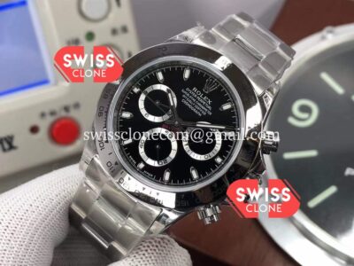 Rolex Cosmograph Daytona Black M116520-78590 Original Cal.4130 Movement 904L Steel Super Clone Watch
