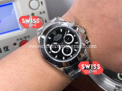 Rolex Cosmograph Daytona Black M116520-78590 Original Cal.4130 Movement 904L Steel Super Clone Watch