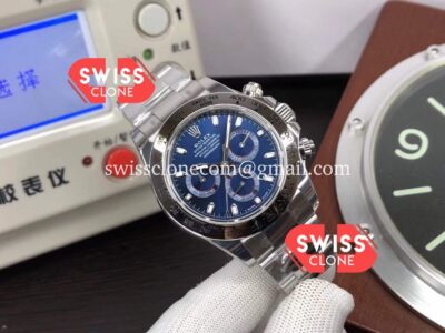 Rolex Cosmograph Daytona M116509 Blue Dial 904L Steel Original Cal.4130 Movement Super Clone Watch