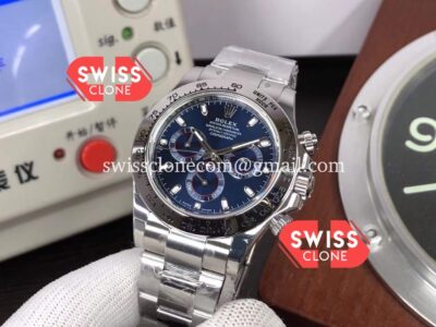 Rolex Cosmograph Daytona M116509 Blue Dial 904L Steel Original Cal.4130 Movement Super Clone Watch