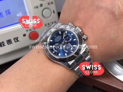 Rolex Cosmograph Daytona M116509 Blue Dial 904L Steel Original Cal.4130 Movement Super Clone Watch