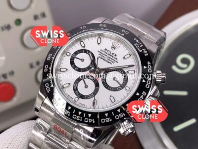 Rolex Cosmograph Daytona White Dial M116500LN 904L Steel Original Cal.4130 Movement 1:1 Super Clone Watch
