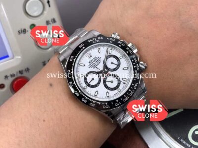 Rolex Cosmograph Daytona White Dial M116500LN 904L Steel Original Cal.4130 Movement 1:1 Super Clone Watch