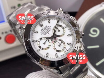 Rolex Cosmograph Daytona White M116520-78590 Original Cal.4130 Movement 904L Steel Super Clone Watch