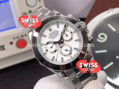 Rolex Cosmograph Daytona White M116520-78590 Original Cal.4130 Movement 904L Steel Super Clone Watch